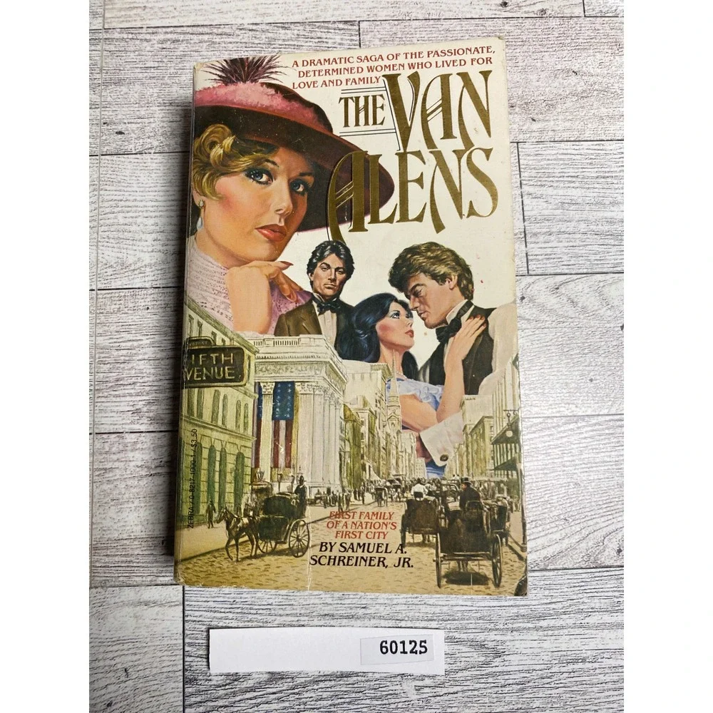 Van Alens Historical‎ Romance Paperback Book Samuel A Schreiner Zebra Books 1981